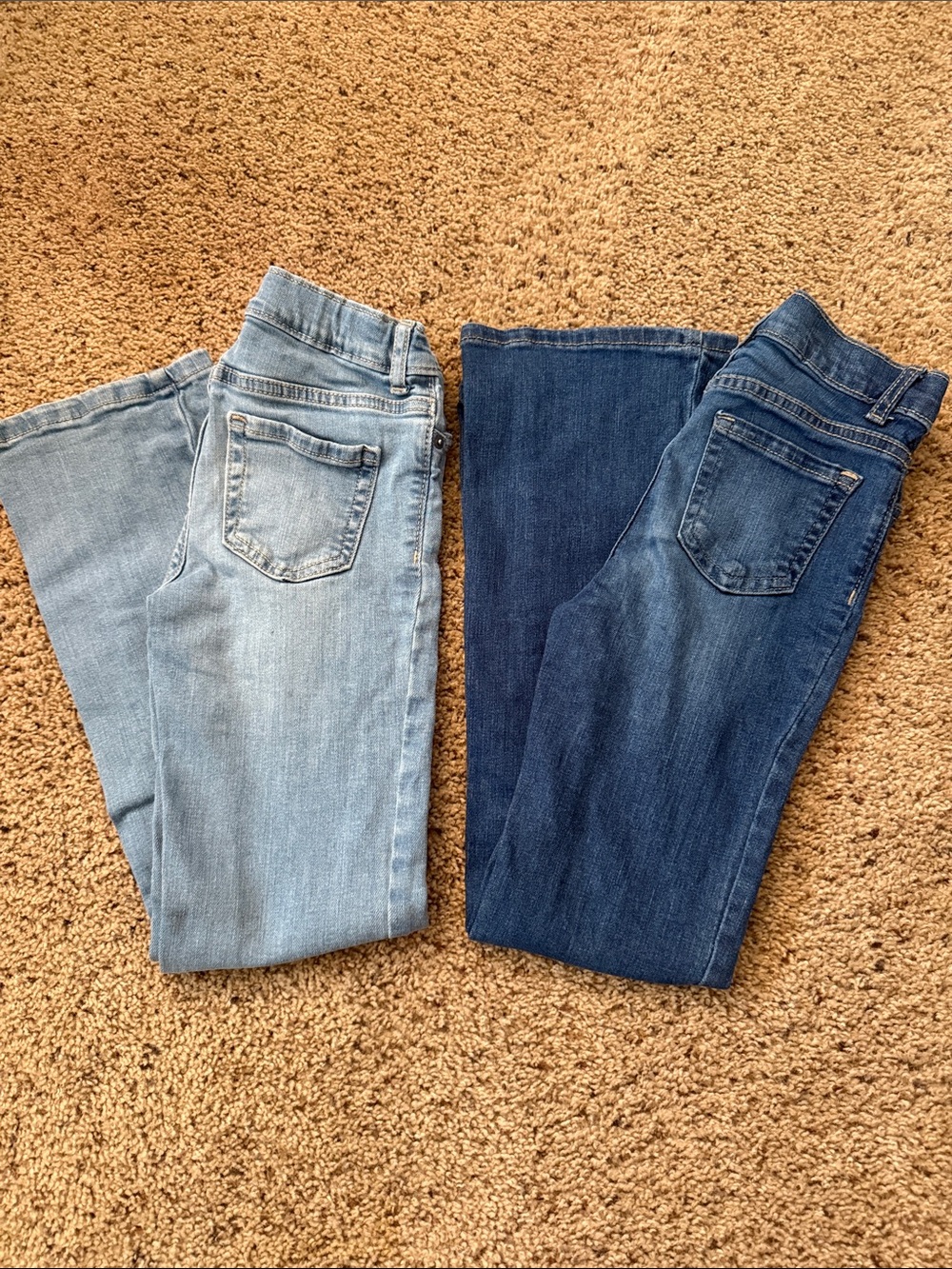 The Children's Place Girls' Two-Pack Jeans - Light Blue & Dark Blue